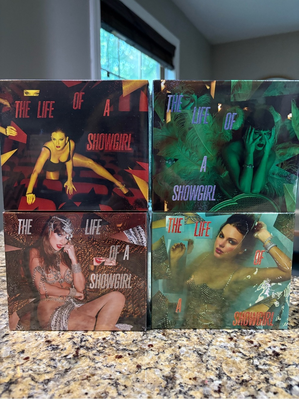 The Life of a Showgirl Taylor Swift 4 CD set with jewelry!